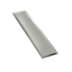 3x12 Beveled Clear Mirror Glass Subway Tile | Tile Club