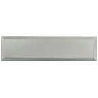 3x12 Beveled Clear Mirror Glass Subway Tile | Tile Club