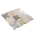 Multicolor Stars and Marble Mosaic Tile | Tile Club