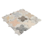 Multicolor Stars and Marble Mosaic Tile | Tile Club