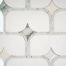 White Stadium and Multicolor Stars Marble Mosaic Tile