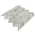 Sticks Equator Marble Polished Mosaic Tile