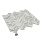 Sticks Equator Marble Polished Mosaic Tile