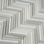 Sticks Equator Marble Polished Mosaic Tile