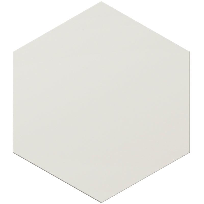 Magic White Matte Porcelain Hexagon Tile