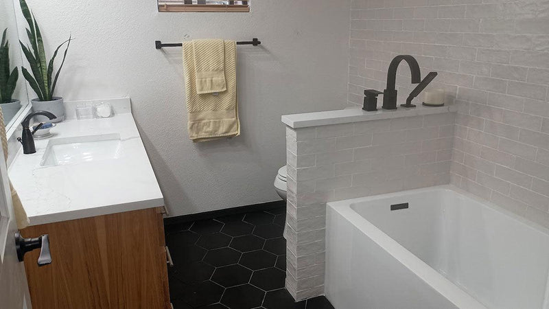 Mallorca White Ceramic Subway Tile 2.5x8 | Tile Club