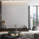 Mammoth White Stone Look Porcelain Tile 12" x 24 | Tile Club