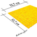Marigold Mixed Squares Glass Pool Tile | Tile Club