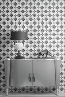 Medieval Flower Glass & Calacatta Waterjet Mosaic Tile