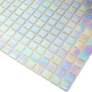 Misty Pearl Squares Glass Pool Tile | Tile Club