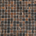 Woodgrain Mixed Squares Glass Tile | Tile Club