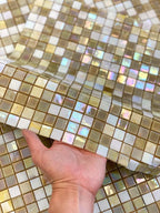 Mixed Gold & White Glass Tile | Tile Club