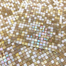 Mixed Gold & White Glass Tile