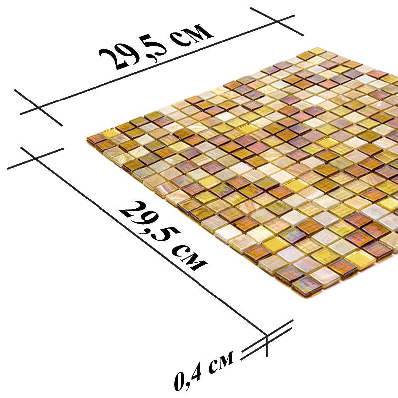 Mixed Glistening Gold Glass Tile | Tile Club