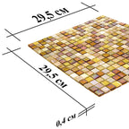 Mixed Glistening Gold Glass Tile | Tile Club