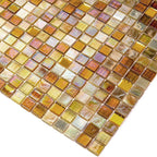 Mixed Glistening Gold Glass Tile | Tile Club