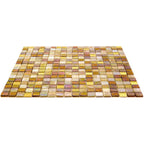 Mixed Glistening Gold Glass Tile | Tile Club
