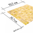 Mixed Lemon Squares Glass Pool Tile | Tile Club