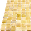 Mixed Lemon Squares Glass Pool Tile | Tile Club