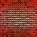 Mixed Red Squares Glass Pool Tile