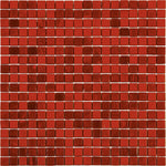 Mixed Red Squares Glass Pool Tile