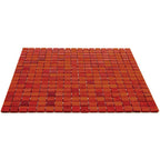 Mixed Red Squares Glass Pool Tile | Tile Club
