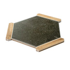 Montura Charcoal Concrete Porcelain Hexagon Tile | Tile Club