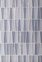 Moongrey Triangle Glass Mosaic Tile