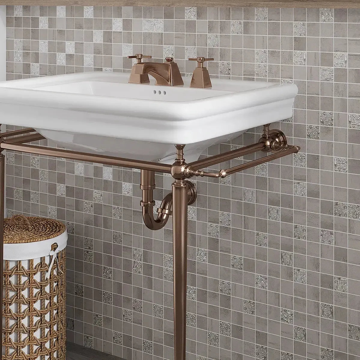 Mosaic Sospiro Smoke Ceramic Tile | Tile Club