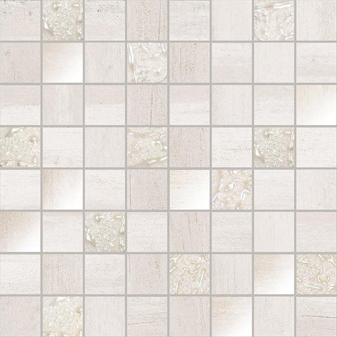 Mosaic Sospiro White Ceramic Tile | Tile Club