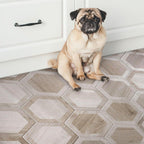 Esagona Intarcio White Wood Look Porcelain Tile | Tile Club