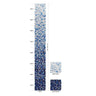 Navy Blue Ombre Squares Glass Tile
