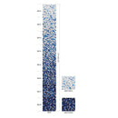 Navy Blue Ombre Squares Glass Tile | Tile Club