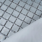 Satin Taupe Squares Glass Tile | Tile Club