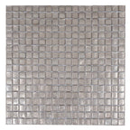 Satin Taupe Squares Glass Tile | Tile Club
