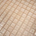 Clear Shine Squares Glass Tile | Tile Club