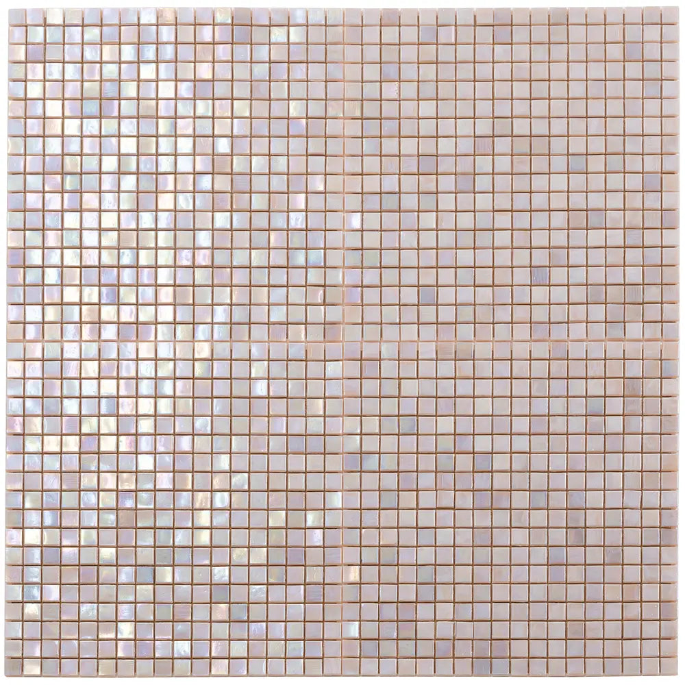 Peach Sunrise Glass Squares Tile | Tile Club
