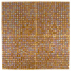 Topaz Pearlescent Squares Glass Tile