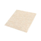 Alabaster Cream White Squares Glass Tile | Tile Club