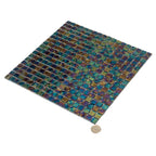 Deep Pearl Squares Glass Tile | Tile Club