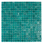 Lake Blue Mixed Squares Glass Tile | Tile Club