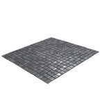Slate Grey Mixed Squares Glass Pool Tile | Tile Club