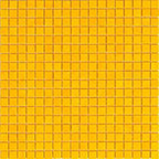 Bright Mustard Yellow Squares Glass Pool Tile Sample