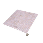 Pearlescent Sheer Pink and Purple Glass Pool Tile | Tile Club