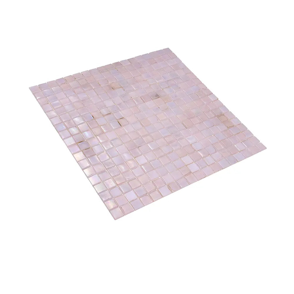 Pearlescent Sheer Pink and Purple Glass Pool Tile | Tile Club