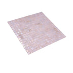 Pearlescent Sheer Pink and Purple Glass Pool Tile | Tile Club