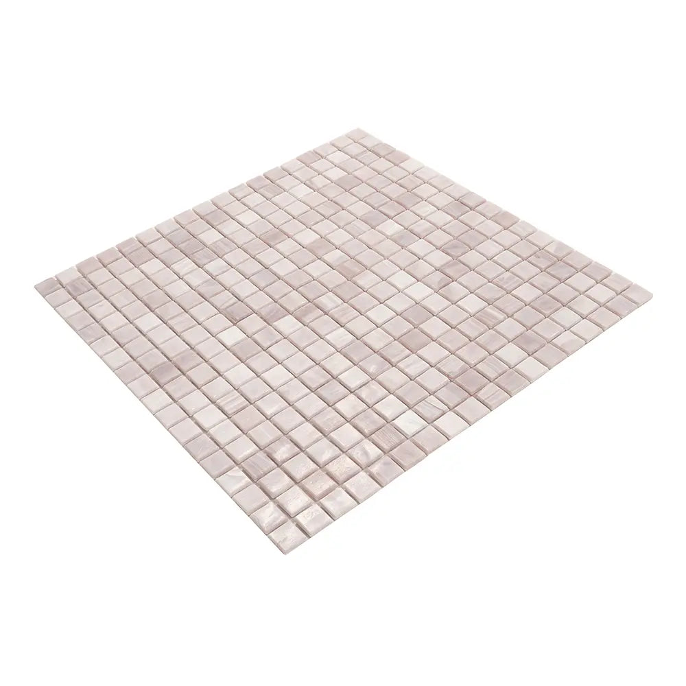 Peony Mixed Squares Glass Pool Tile | Tile Club