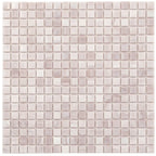 Peony Mixed Squares Glass Pool Tile | Tile Club