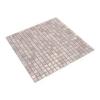 Peony Mixed Squares Glass Pool Tile | Tile Club