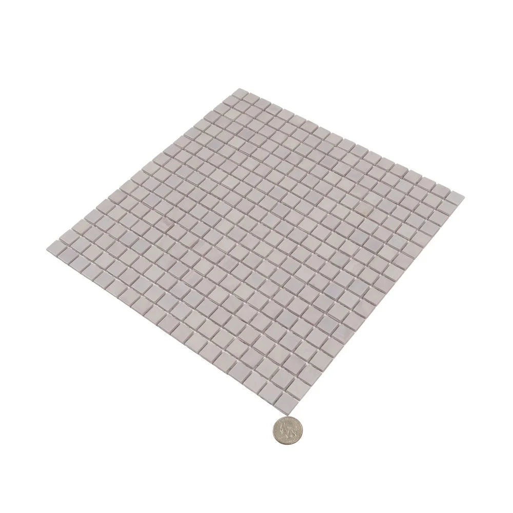 Dusty Lavender Squares Glass Pool Tile | Tile Club